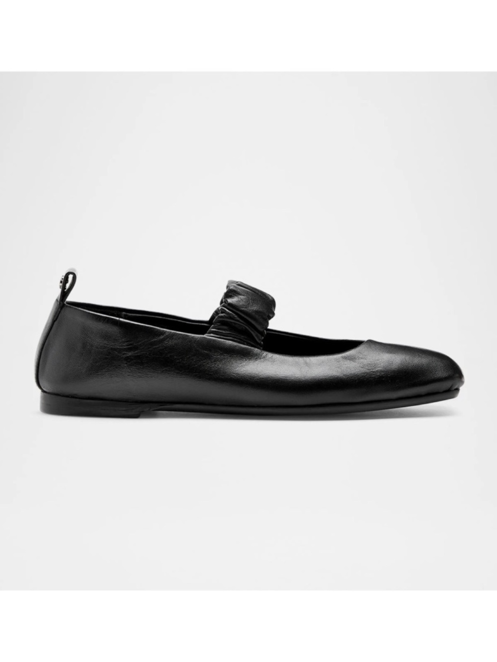 New La Canadienne Gracie Shearling Lined Leather Mary Jane Flat Sz 9.5